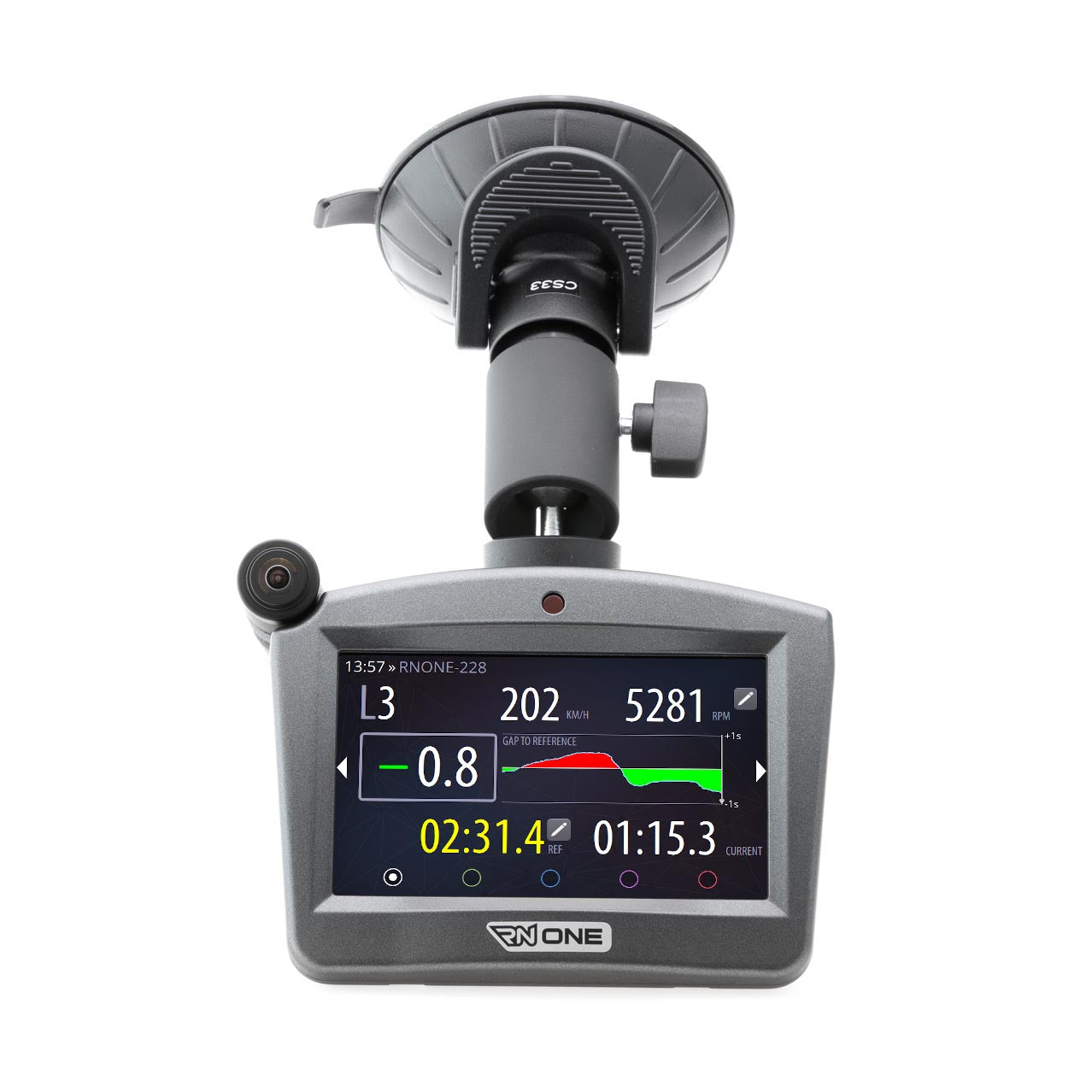 RN VISION P-ONE-MK2-064-PACK2 Навігатор для автоспорту RN ONE 64 Гб Основний блок та аксесуари (гоночна версія, включаючи кріплення для автоспорту) Photo-1 