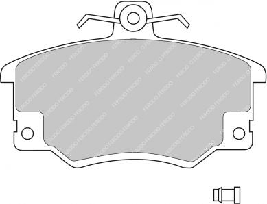 FERODO FDS370 Передні гальмівні колодки DS2000 для AUDI 80/100/Coupe Photo-0 