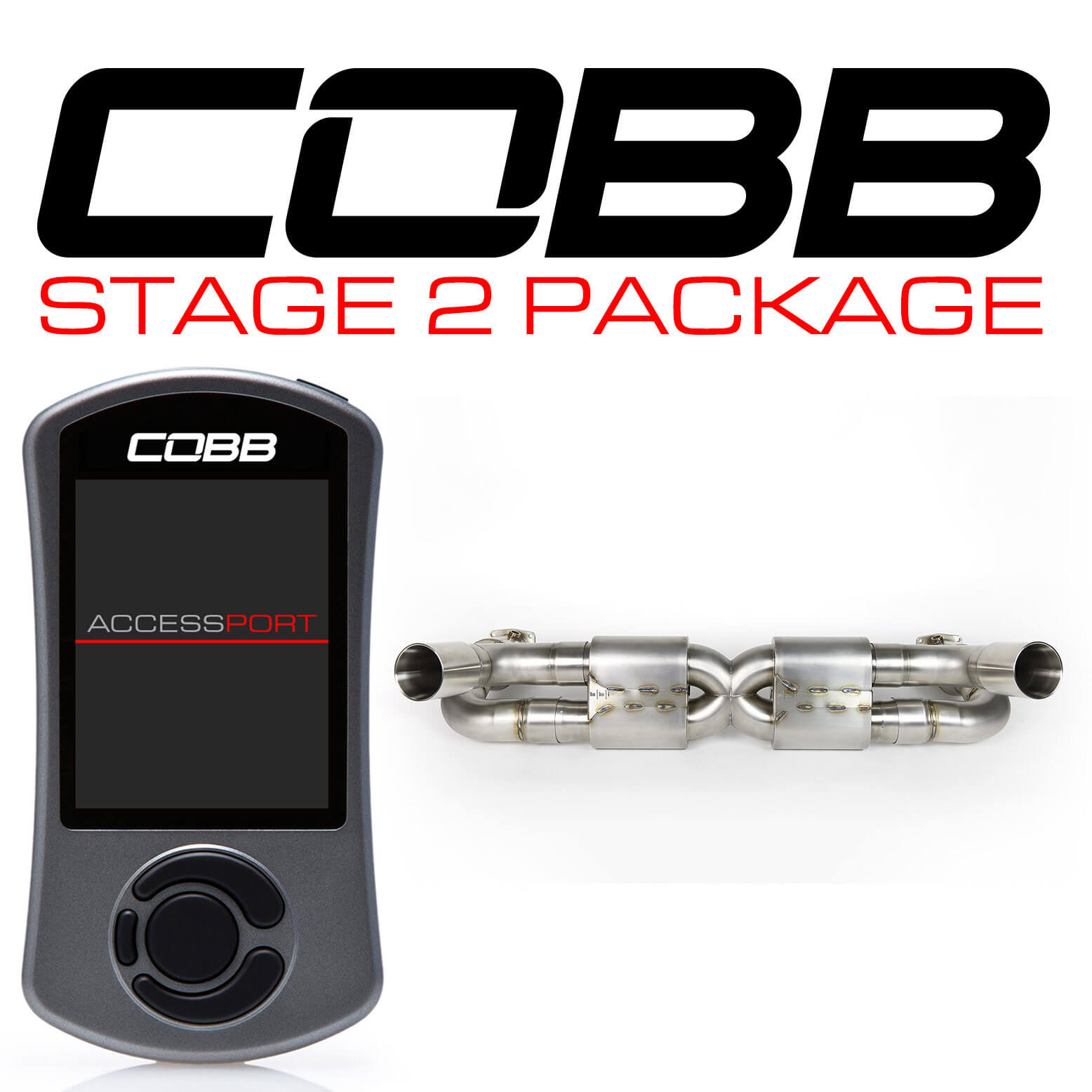 COBB POR001002G Комплект посилення потужності Stage 2 for PORSCHE 911 GT2 (997.1) 2008-2009 Photo-1 