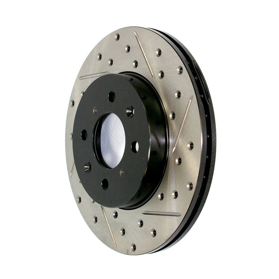 STOPTECH 127.62008 L гальмівний диск передній лівий Sport з перфорацією і насічкою для BUICK / CHEVROLET 98 / Bonneville/Camaro / Caprice 1978-1990 Photo-0 