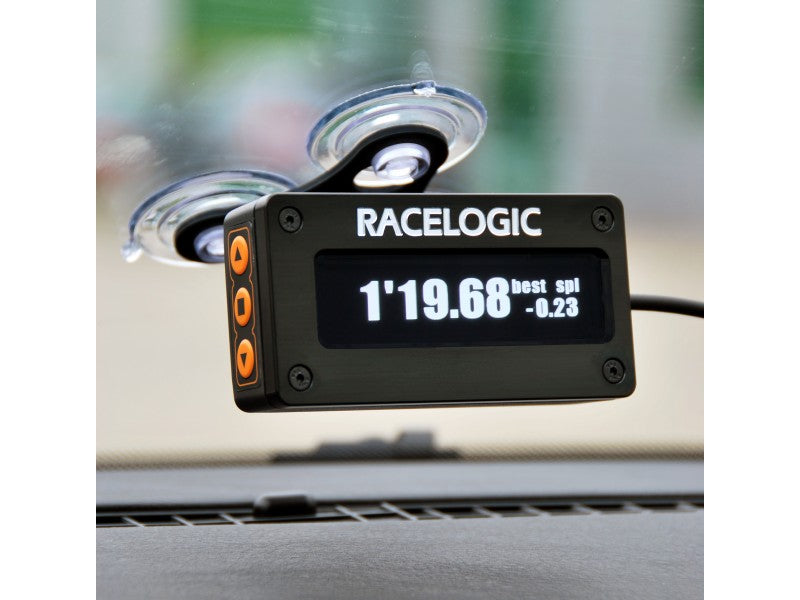 RACELOGIC RLVBDSP05-L OLED-дисплей VBOX (чорний водонепроникний алюмінієвий/пластиковий корпус) із роз’ємом Lemo Photo-4 