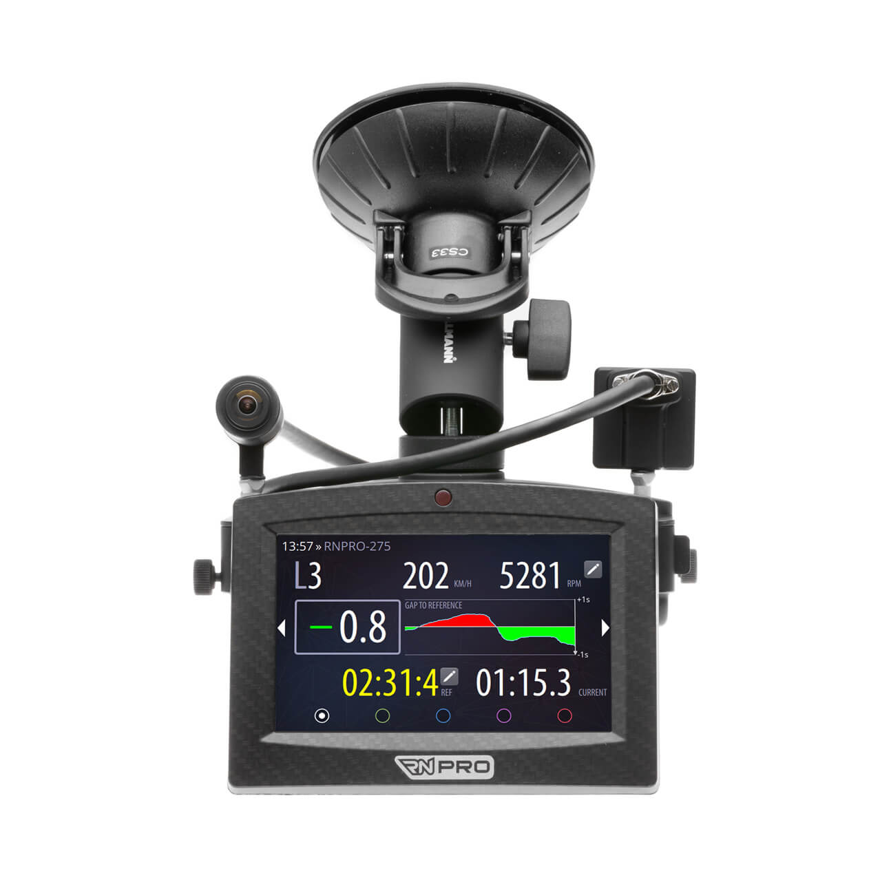 RN VISION P-PRO-TRACK-128-FULLHD Навігатор для автоспорту RN PRO Trackday 128GB/Full-HD Photo-1 