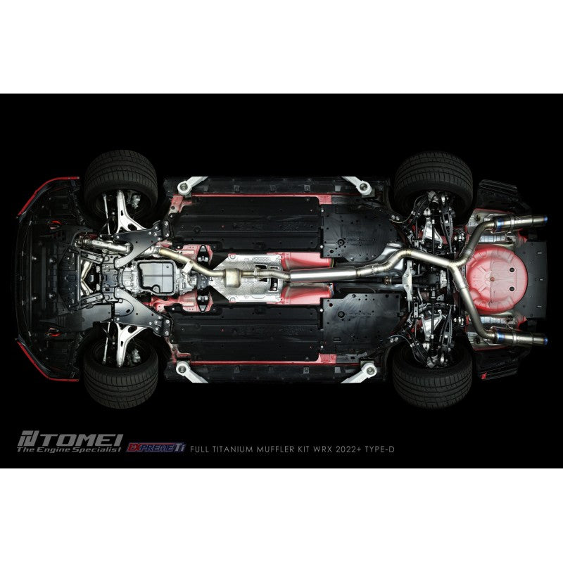 TOMEI TB6090-SB06B Титанова вихлопна система EXPREME TI TYPE-D для SUBARU WRX 2022+ Photo-2 