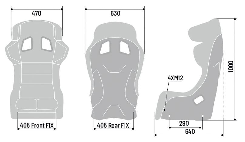 SPARCO 00849ZNR Сидіння ADV ELITE, FIA 8862-2009, карбон Photo-3 