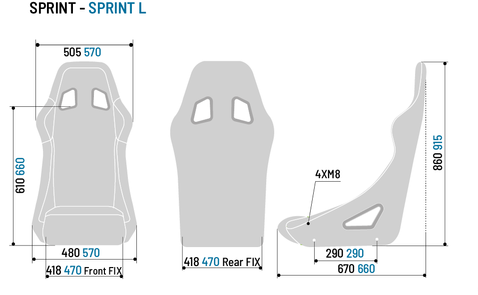 SPARCO 008235RS Крісло/сидіння для автоспорту SPRINT, FIA 8855-1999, трубчастий каркас, червоний Photo-6 