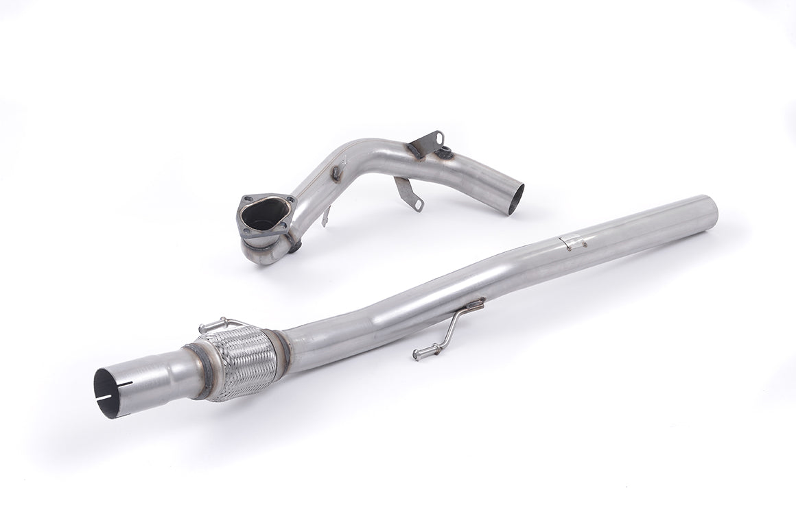 MILLTEK SSXAU297 Large-bore Downpipe and De-cat для AUDI A1 1.4 TFSI S line 185ps S tronic Photo-0 