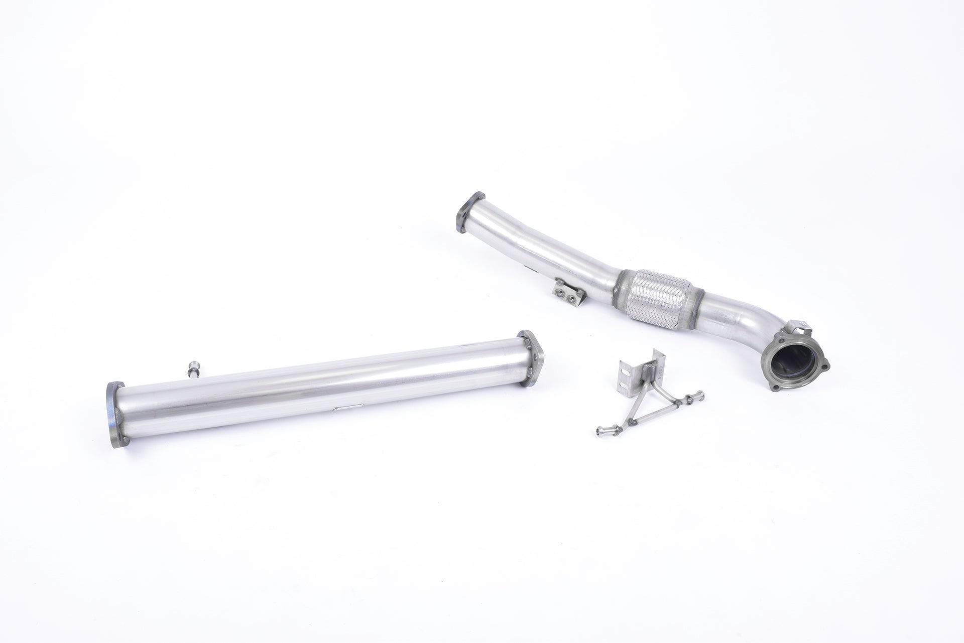 MILLTEK SSXFD086 Large-bore Downpipe and De-cat для FORD Focus MK2 RS 2.5 T 305PS Photo-0 