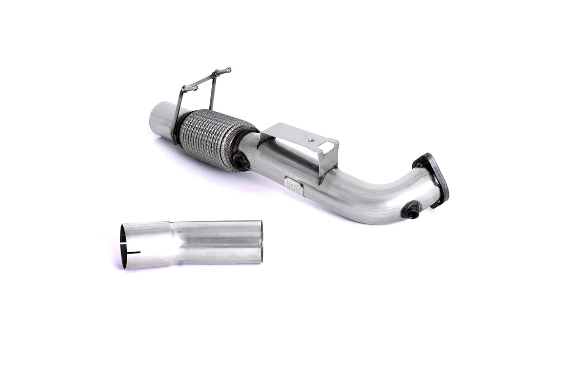 MILLTEK SSXFD195 Large-bore Downpipe and De-cat 76,2 для FORD Focus Mk3 RS 2.3 L EcoBoost 4WD 5-Door Photo-1 