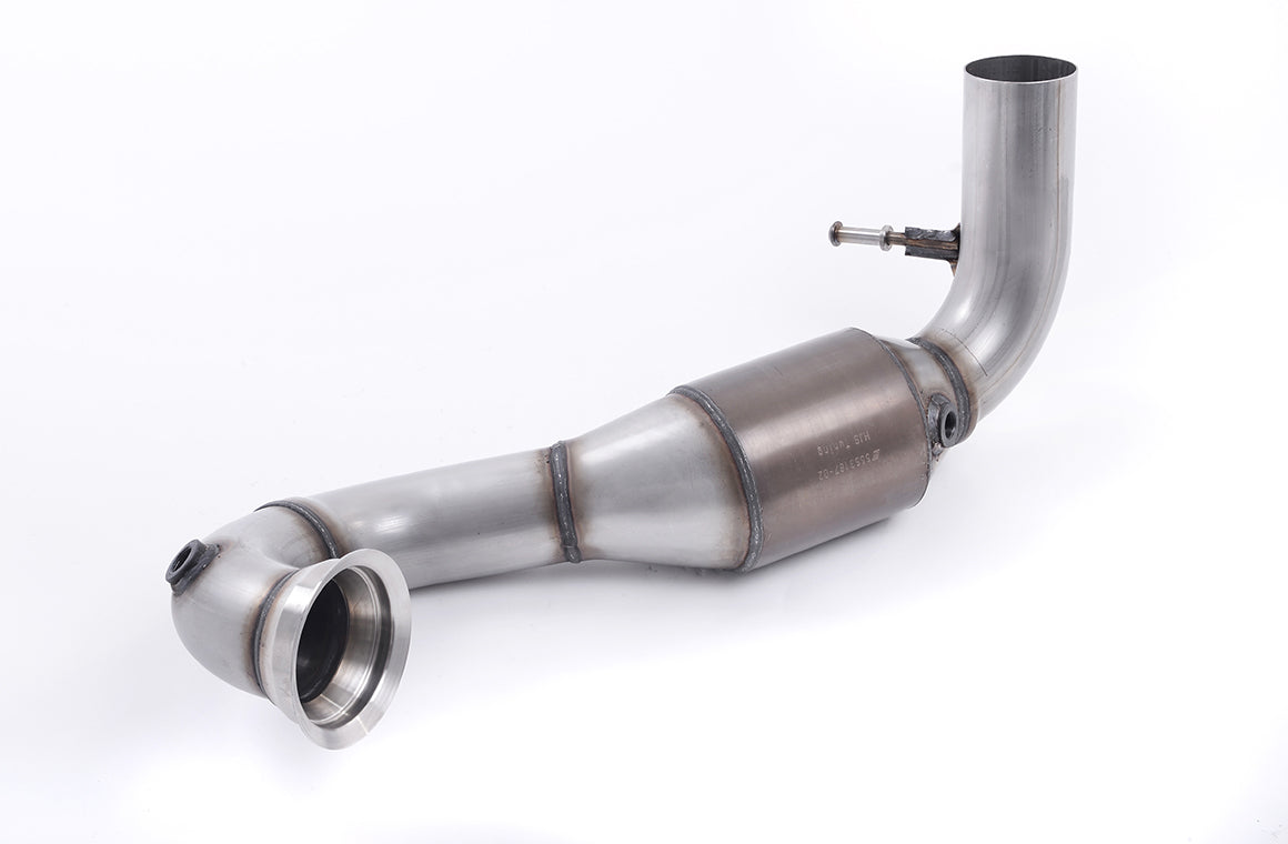 MILLTEK SSXMZ116 Large Bore Downpipe and Hi-Flow Sports Cat для MERCEDES-Benz A-Class A45 AMG 2.0 Turbo Photo-1 