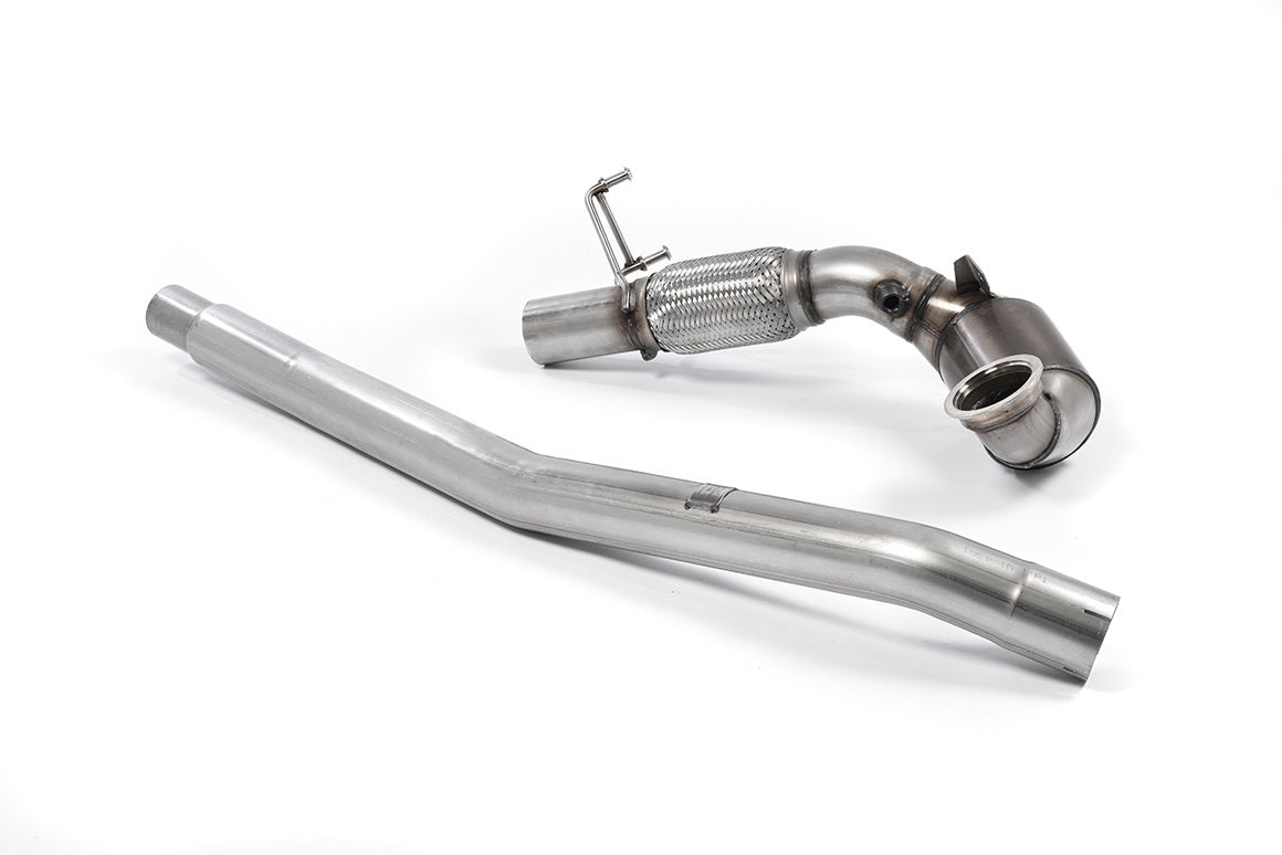 MILLTEK SSXVW398 Cast Downpipe with Race Cat для SEAT Leon Cupra 280 290 & 300 2.0 TSI Photo-0 