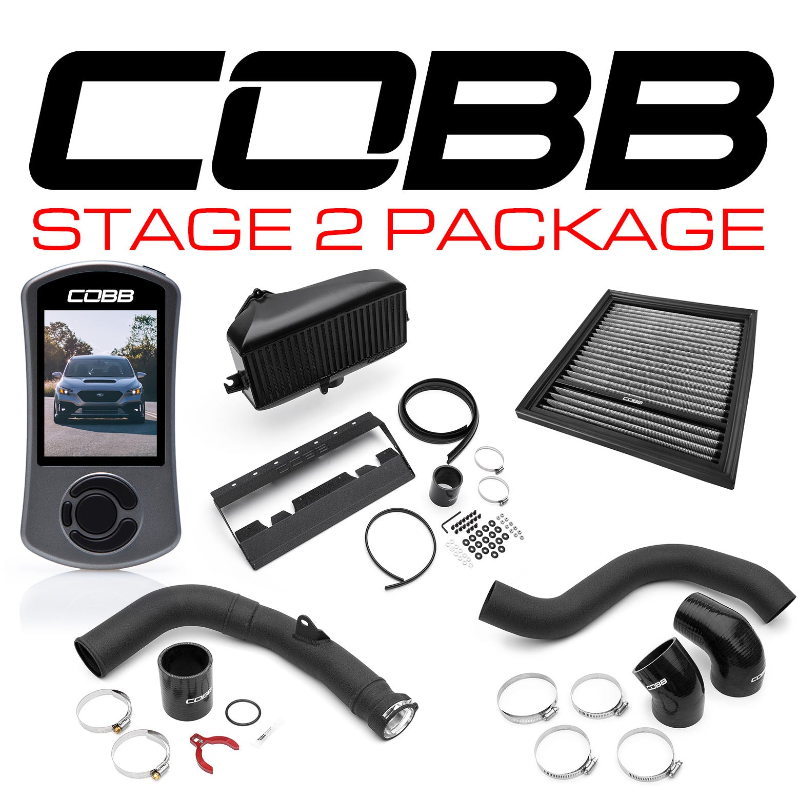 COBB SUB0060020-BK Комплект посилення потужності STAGE 2 Black для SUBARU WRX 2022-2023 Photo-1 