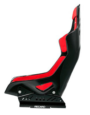 RECARO 076.02.1B22 Гоночне сидіння Podium GF ліве (ABE / FIA 8855-1999) Чорна алькантара / Червона шкіра, Розмір L Photo-2 