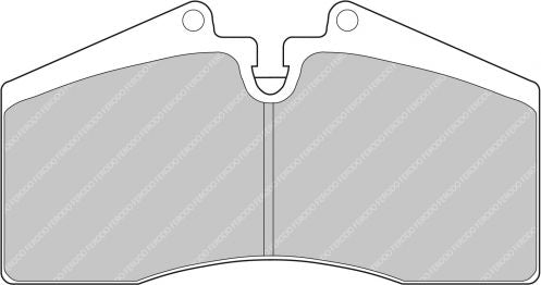 FERODO FDS560 Гальмівні колодки Photo-0 