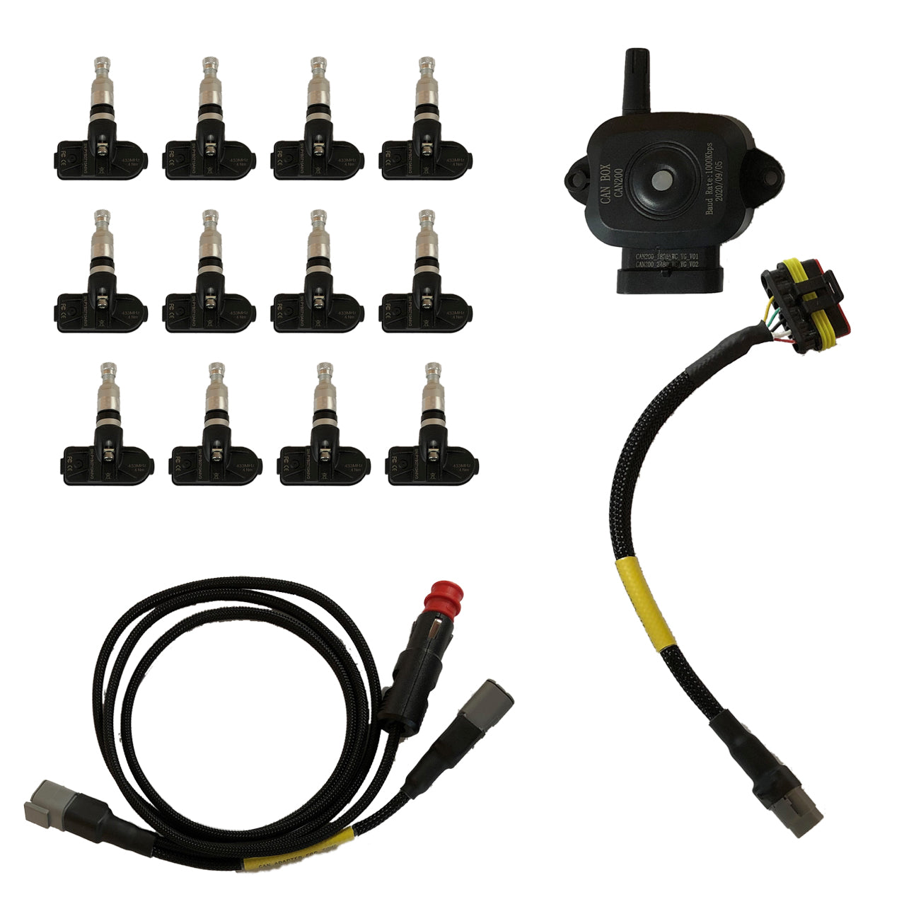 RN VISION P-TPMS-KIT-12-SENSOR-TRACKDAY Система контролю тиску в шинах Trackday для 12 коліс Photo-0 