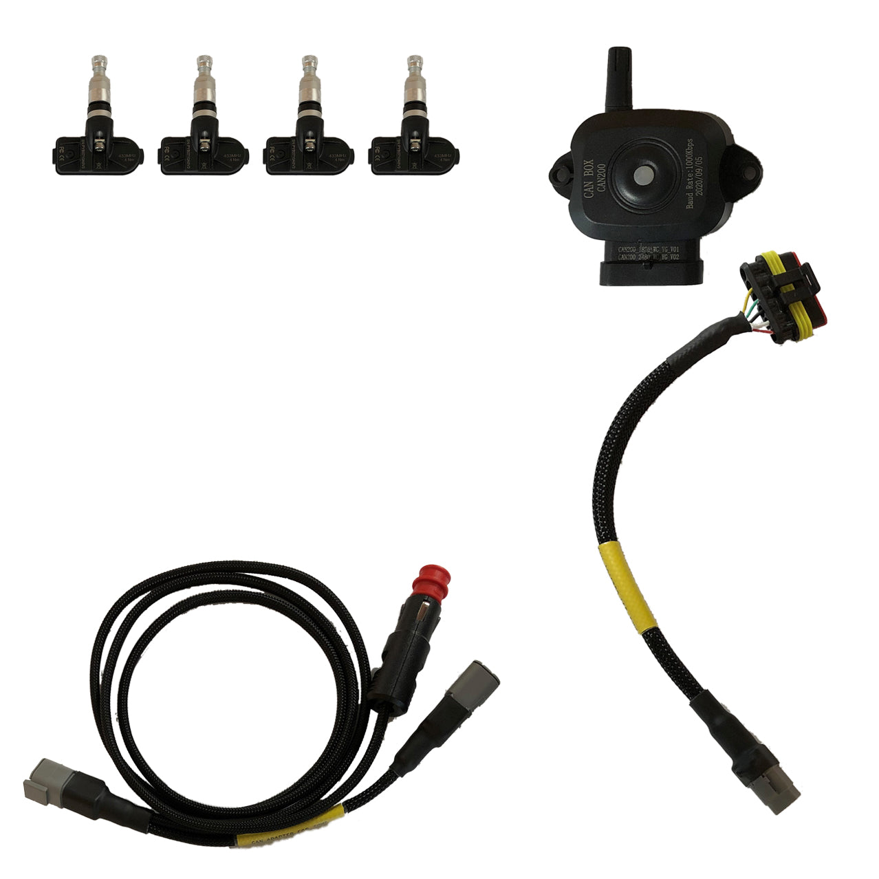RN VISION P-TPMS-KIT-4-SENSOR-TRACKDAY Система контролю тиску в шинах Trackday для 4 коліс Photo-0 