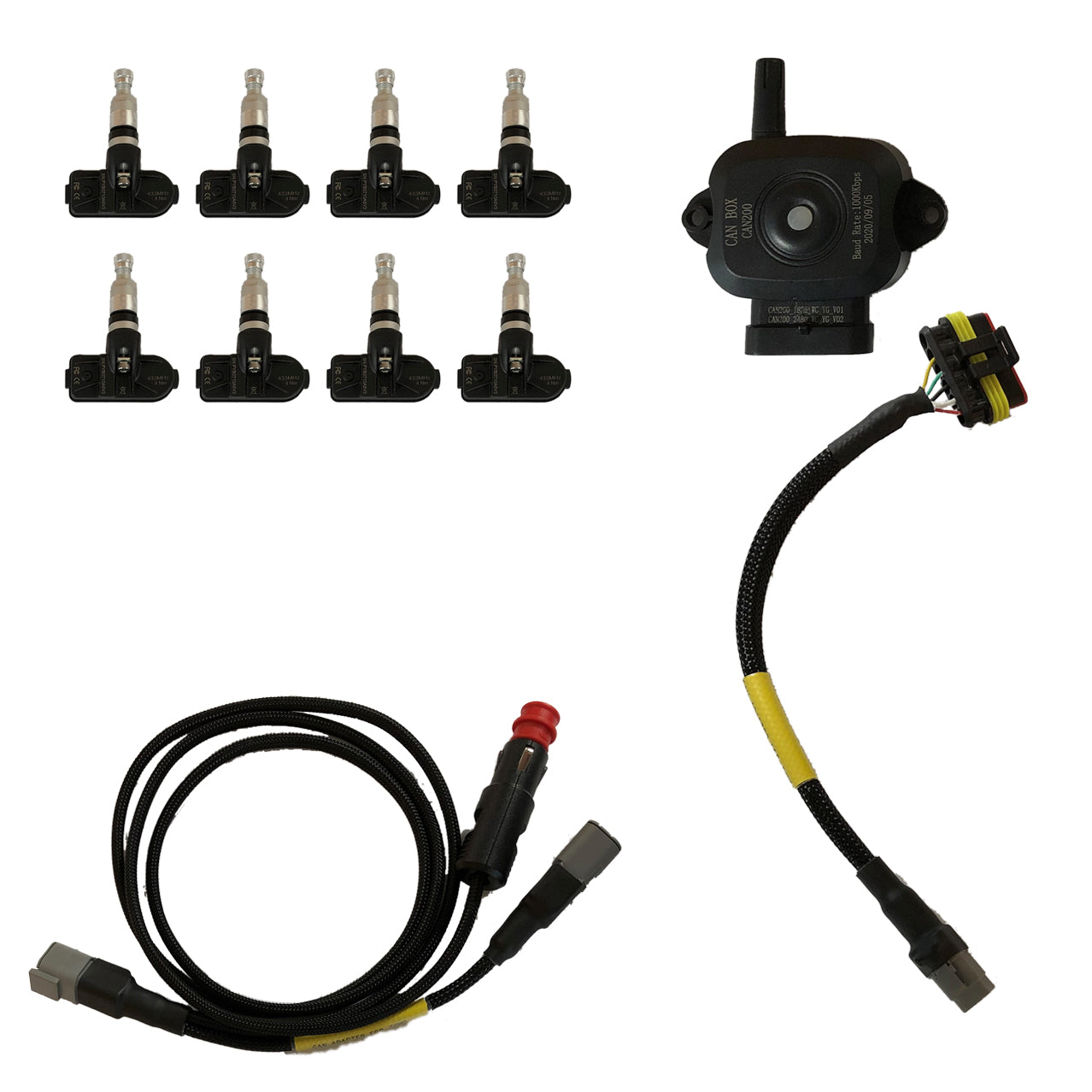 RN VISION P-TPMS-KIT-8-SENSOR-TRACKDAY Система контролю тиску в шинах Trackday для 8 коліс Photo-0 