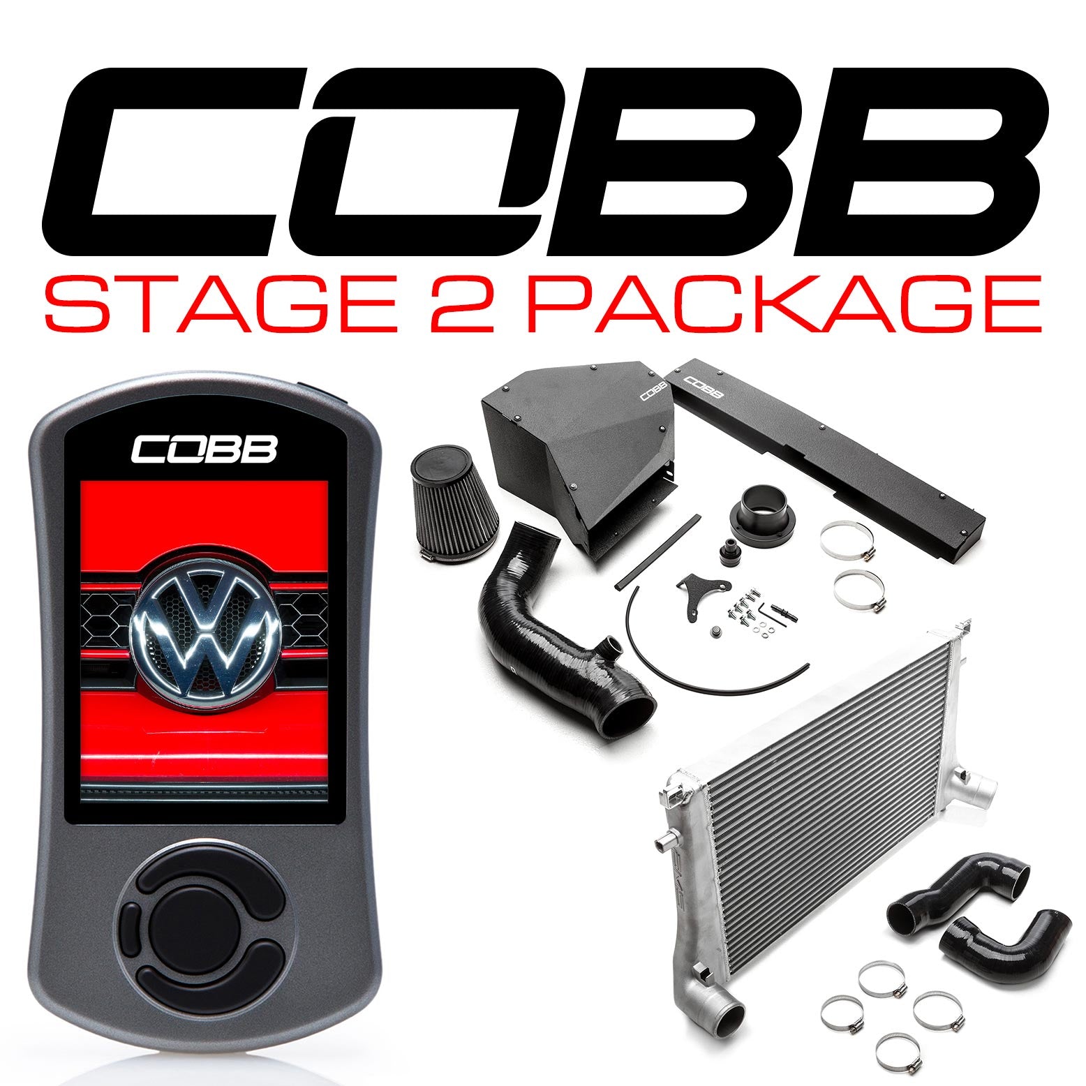 COBB VLK0020120 VW Комплект посилення потужності Stage 2 GTI (Mk7) 2015-2017 USDM Photo-1 