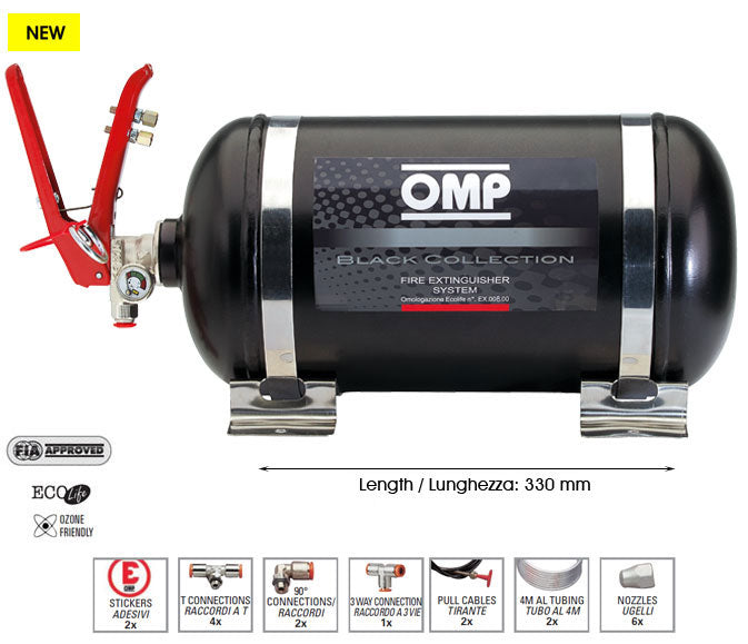 OMP CM0-SST1-A01 (CMSST1) Система пожежогасіння (FIA) CMSST1, механічна, сталь, 4,25л, діам.160мм, піна Photo-1 