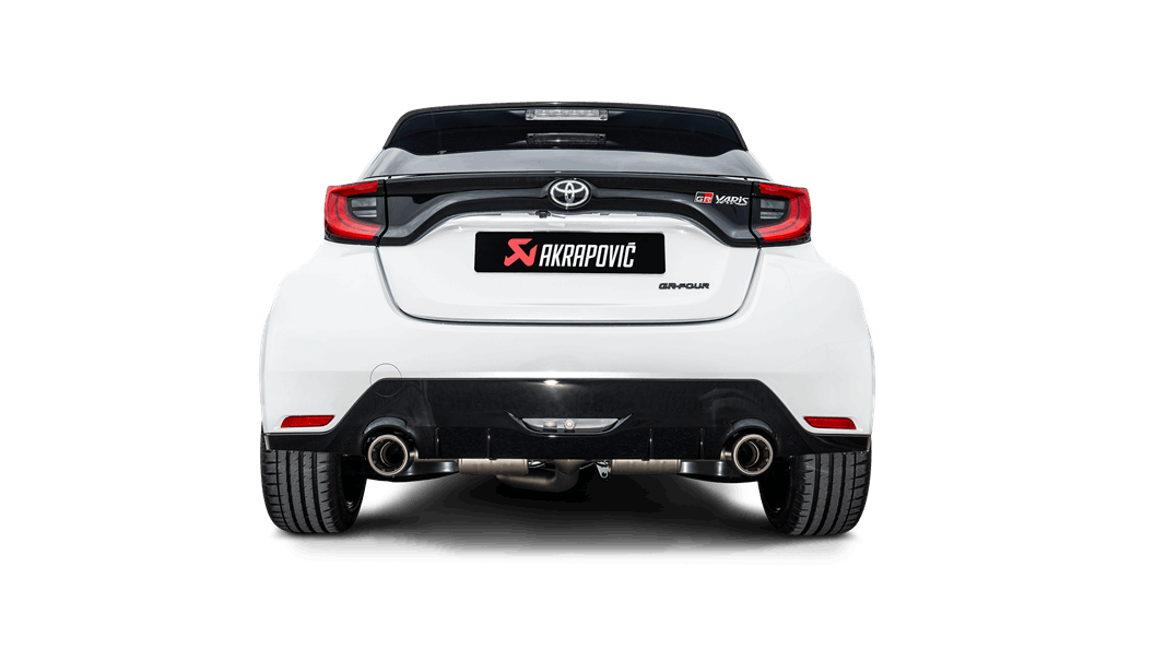 AKRAPOVIC s-TY/T/2 Вихлопна система Slip-On Race Line (Titanium) TOYOTA GR YARIS 2020 Photo-1 