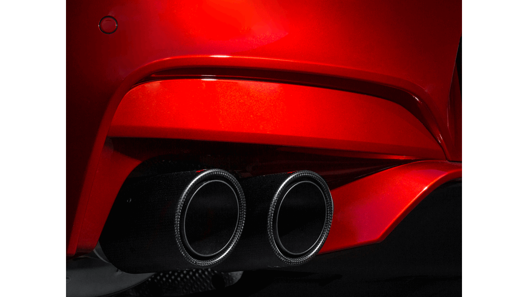 AKRAPOVIC TP-CT/10 Насадки для BMW M5 F10 і F13 M6 (карбон) Photo-2 