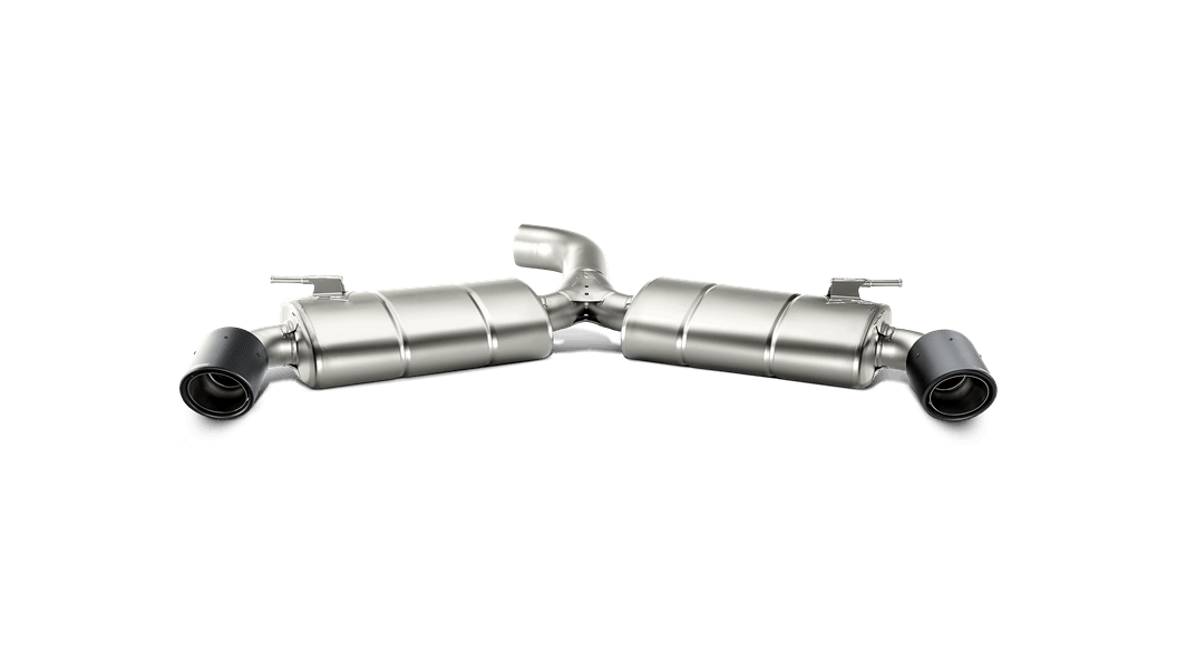 AKRAPOVIC MTP-VW/T/3H Вихлопна система Slip-On Line (Titanium) для VW Golf (VII) GTI FL (169 кВт) 2017-2019 Схвалення типу ECE Photo-2 