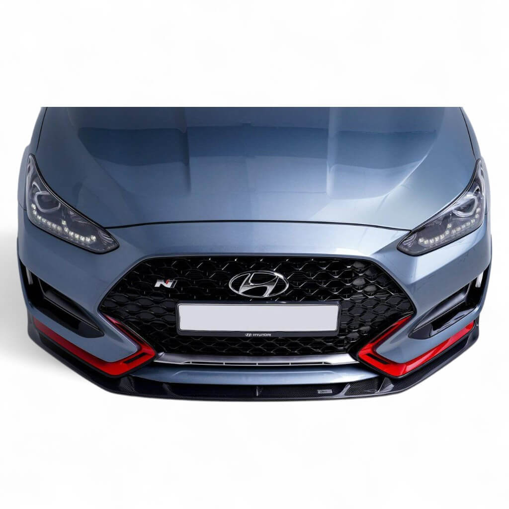 ADRO A10A20-1202 Накладка на передній бампер V2 (A Type) для HYUNDAI Veloster N 2018- Photo-0 