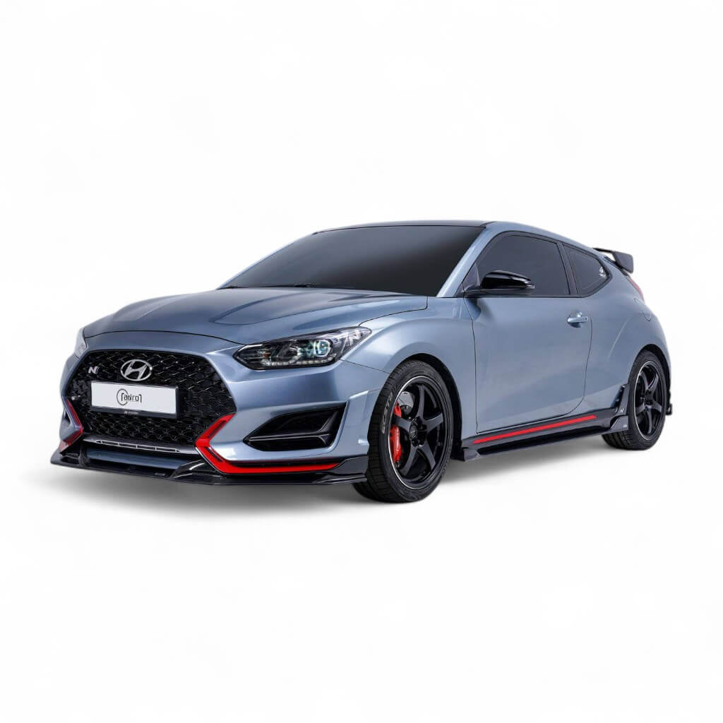 ADRO A10A20-1203 Накладка на передній бампер V2 (B Type) для HYUNDAI Veloster N 2018- Photo-1 