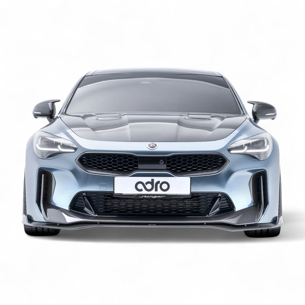 ADRO A12A30-1222 Нижня накладка на передній бампер V2 для KIA Stinger 2018- Photo-1 