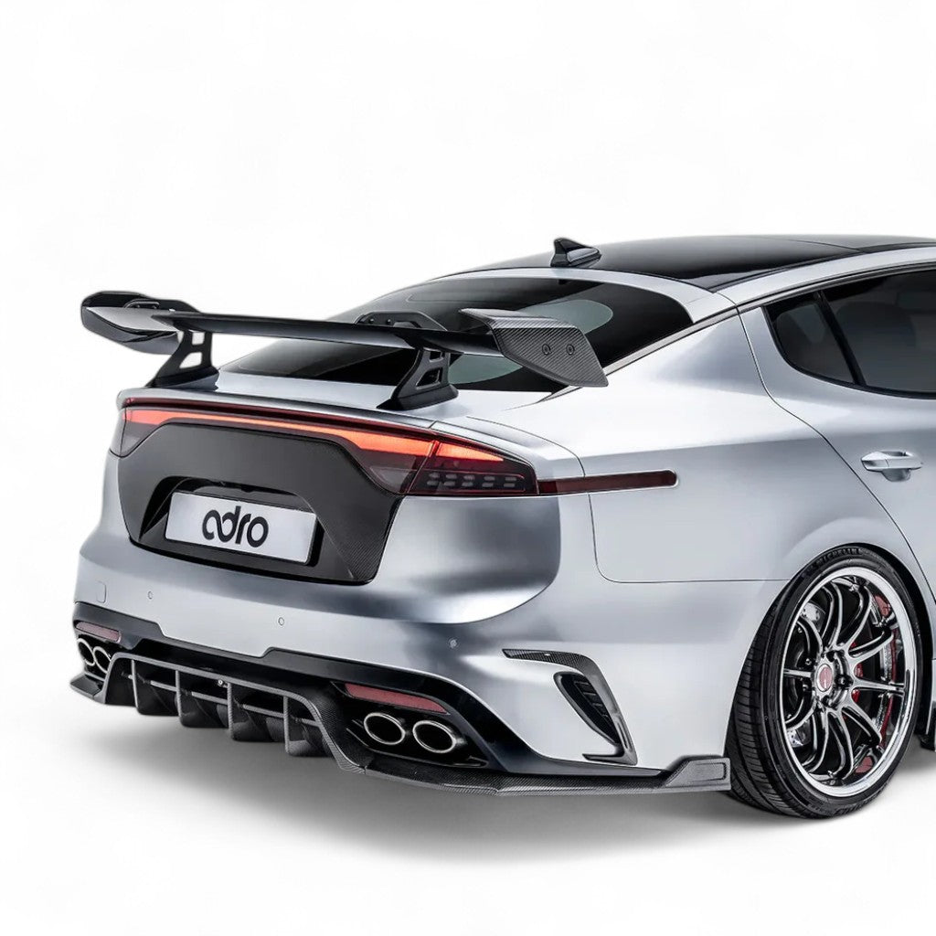 ADRO A12A30-1504 Вигнуте антикрило Swan Neck AT-R2 для KIA Stinger 2018- Photo-1 
