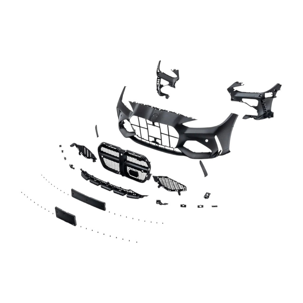 ADRO A14A11-2101/A14A11-1201 Комплект переднього бампера зі сплітером для BMW M3 (G80) / M4 (G82 / G83) 2020- Photo-1 