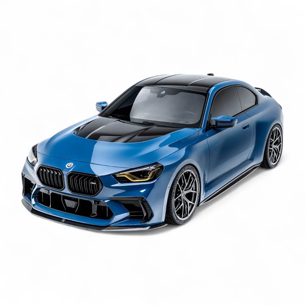 ADRO A14A90-2101/A14A90-1202 Комплект переднього бампера і накладки для BMW M2 (G87) Photo-4 