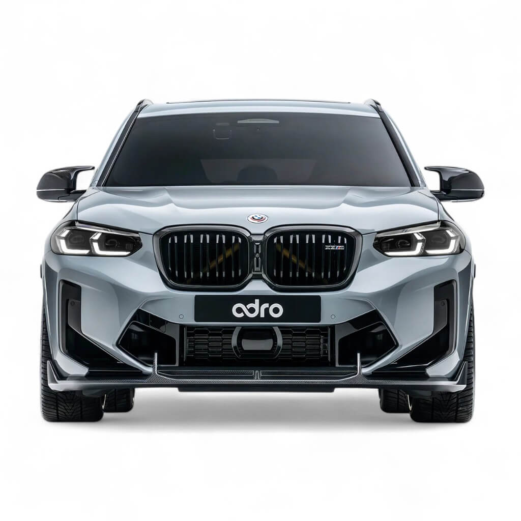 ADRO A14AB10-1201 Накладка на передній бампер, карбон для BMW X3M (F97) Photo-1 