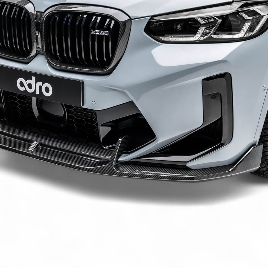 ADRO A14AB10-1201 Накладка на передній бампер, карбон для BMW X3M (F97) Photo-4 