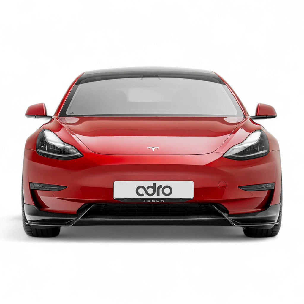 ADRO A15A10-1201 Накладка на передній бампер V1 для TESLA Model 3 Photo-1 