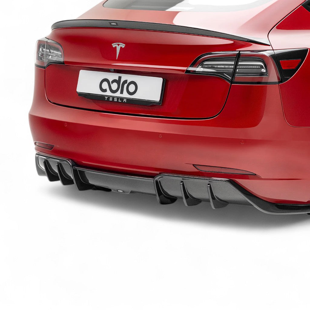 ADRO A15A10-1301 Задній дифузор V1 для TESLA Model 3 Photo-1 