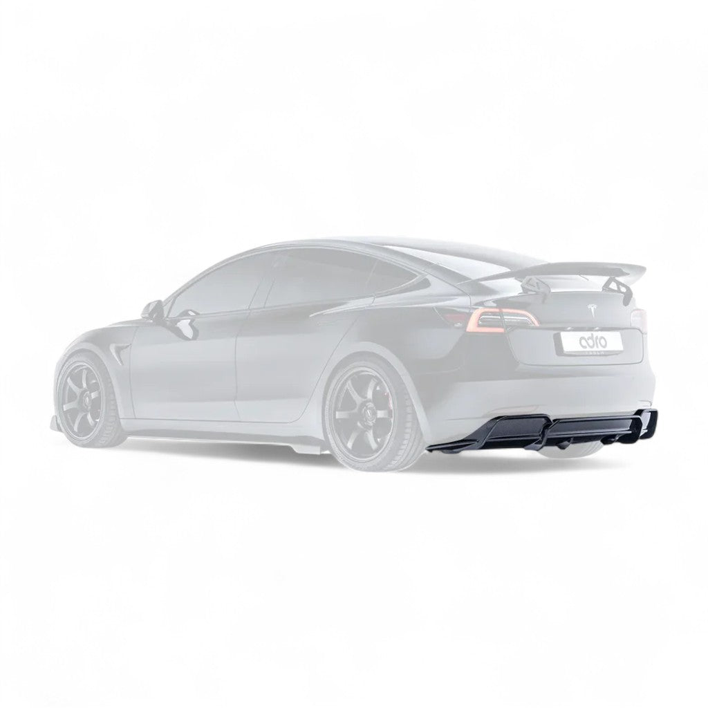 ADRO A15A10-1302 Задній дифузор V2 для TESLA Model 3 Photo-0 