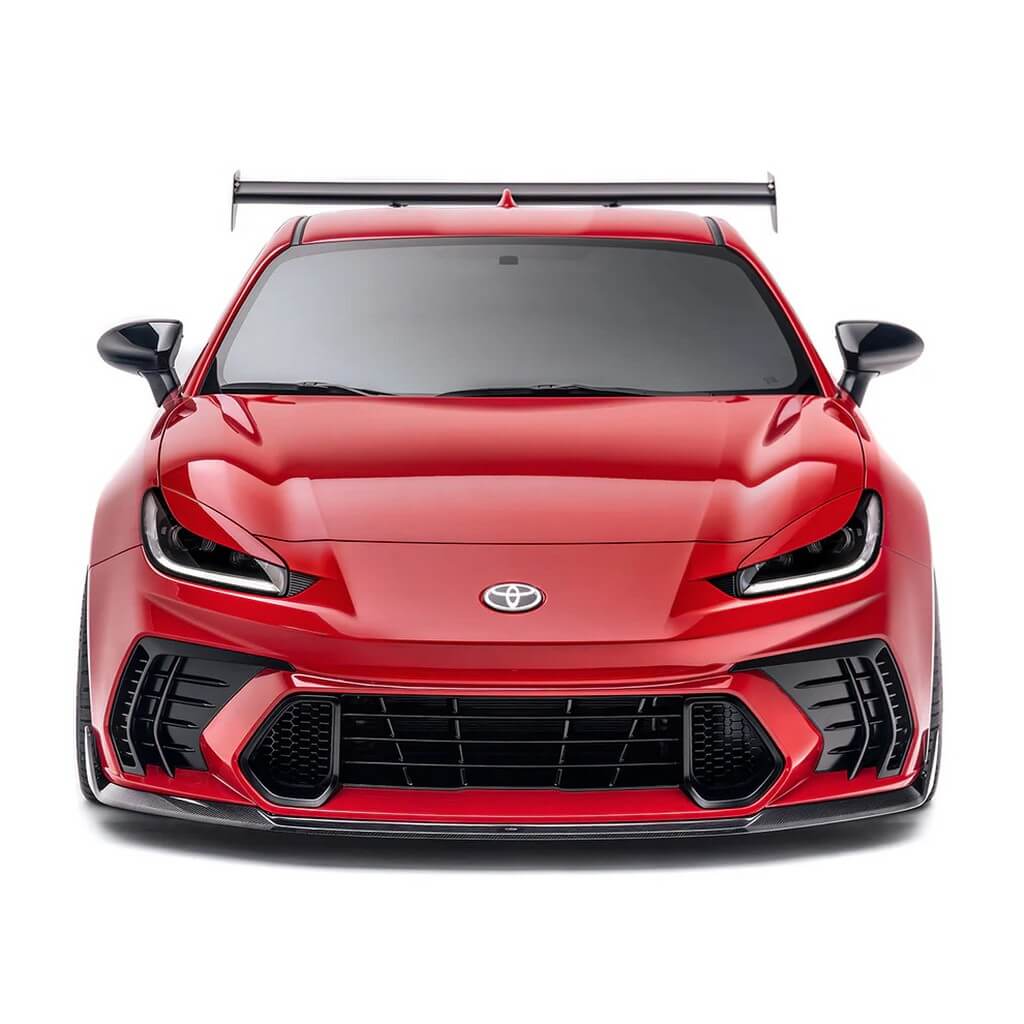 ADRO A18A10-1202 Накладка на передній бампер ADRO, карбон для TOYOTA GR86 / SUBARU BRZ 2022- Photo-1 