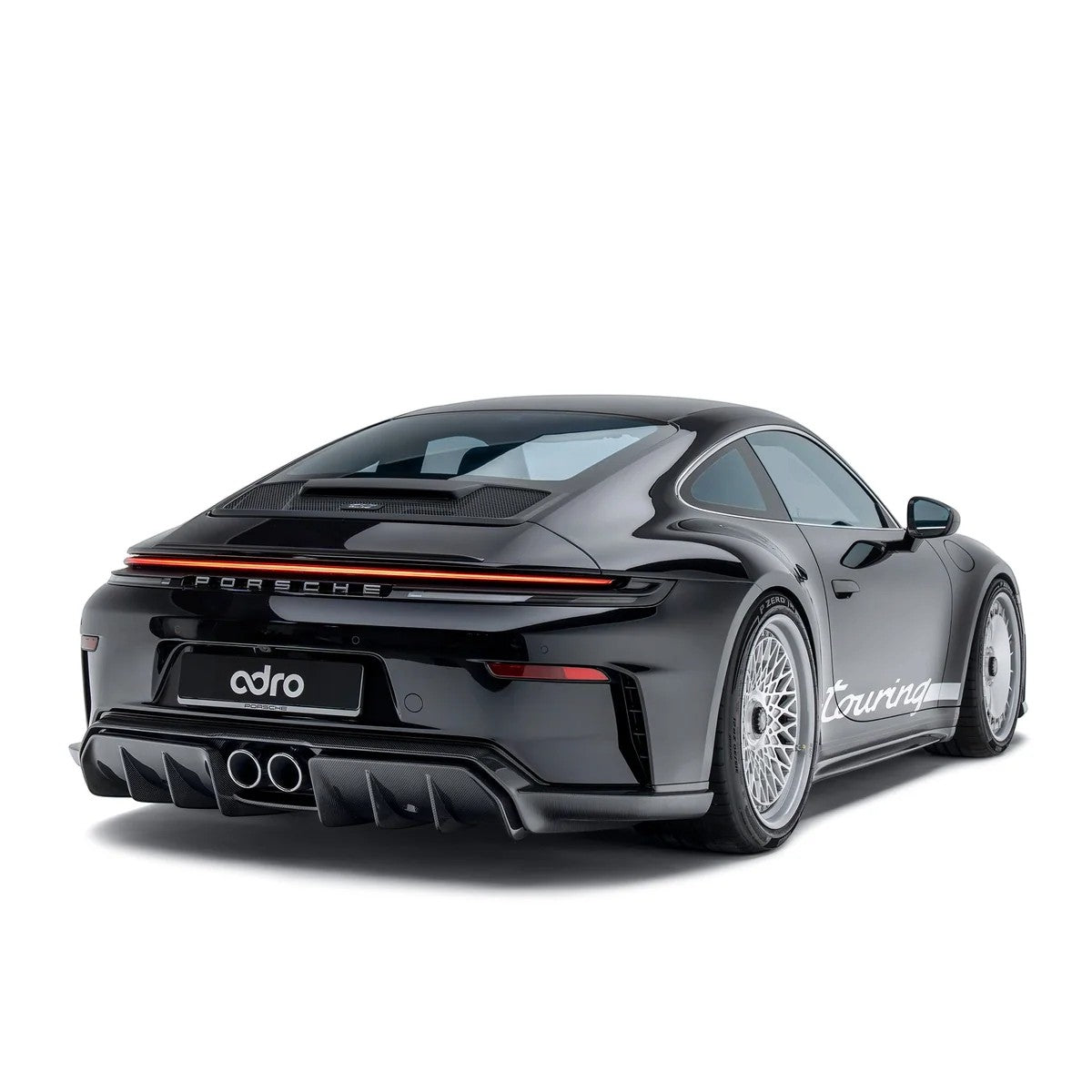 ADRO A23A30-1301 Задній дифузор V2 з препрег карбону для PORSCHE 911 GT3 (992.2) Photo-2 