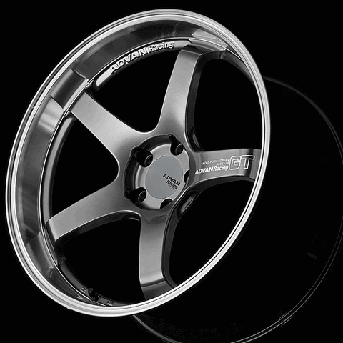 ADVAN YAQ1O42IHBP Колісний диск V5473 GT for PORSCHE 21X12.0 +42 CL-CL Гоночний гіпер чорний з механічним обробленням Photo-1 