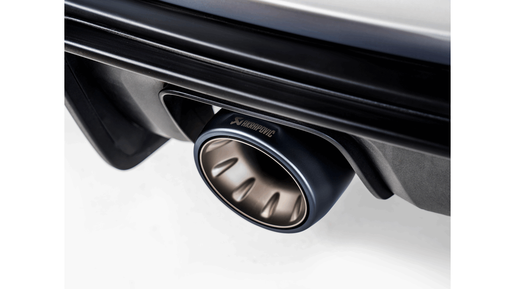 AKRAPOVIC TP-T/S/28 Комплект насадок вихлопної труби (титан) для PORSCHE 718 Cayman GTS 4.0 / Boxster GTS 4.0 2020-2024 Photo-3 