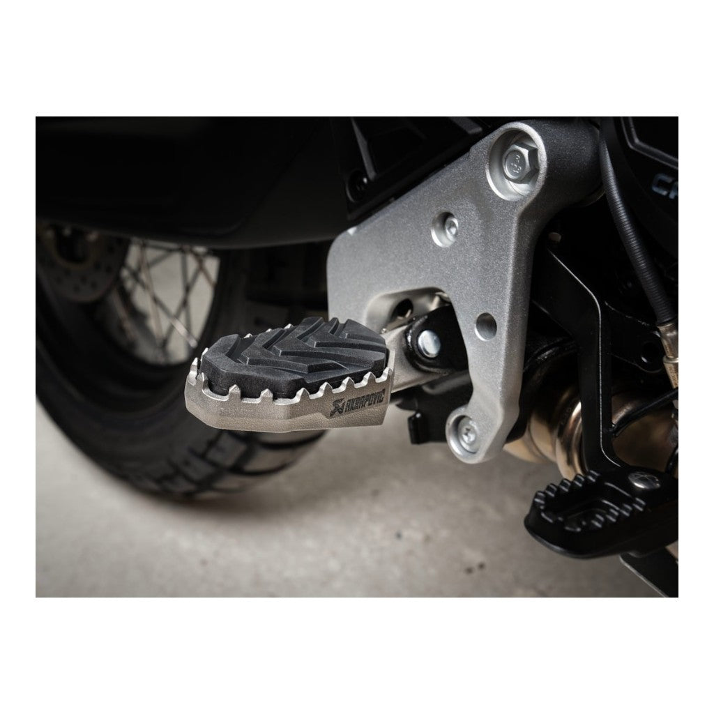 AKRAPOVIC F-CF4T1 Комплект підніжок Adventure (титан) для CFMOTO 1000MT-X / 450MT / 700MT / 800MT / 800MT-X 2026 Photo-3 