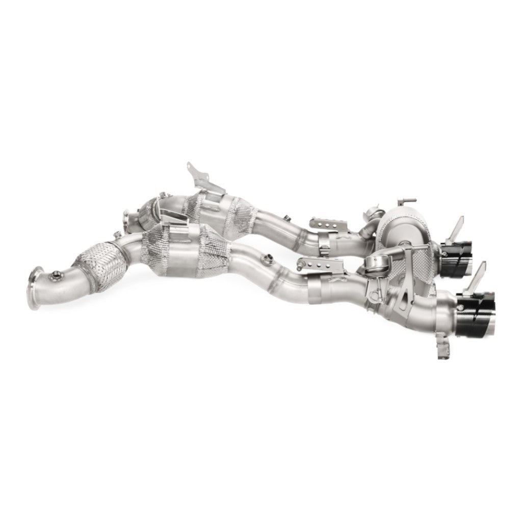 AKRAPOVIC L-FE/SS/2 Комплект лінк-пайпів без каталізатора (нержавіюча сталь) для FERRARI 488 GTB / 488 Spider 2016–2019 Photo-1 
