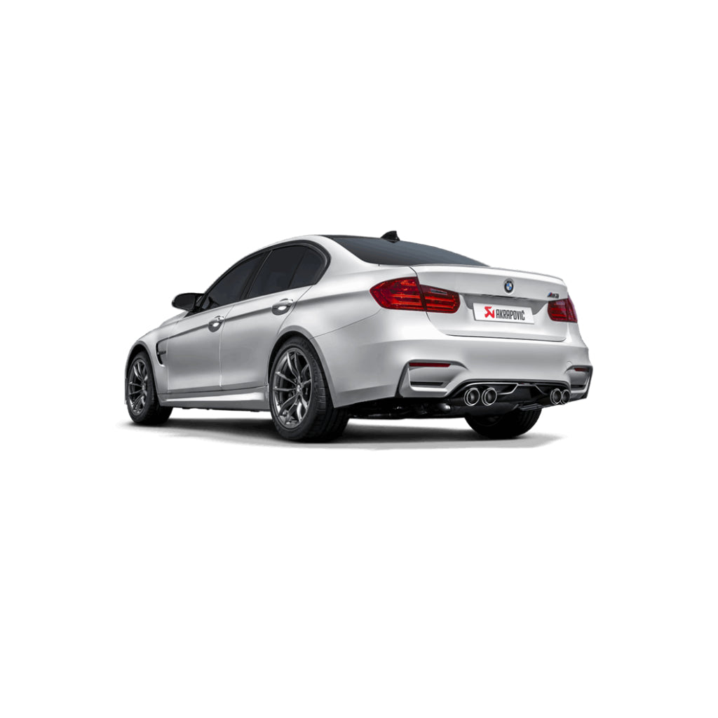 AKRAPOVIC M-BM/T/8H Задня частина вихлопної системи Slip-On для BMW M3 (F80) / M4 (F82) 2014-2018 (без насадок) Photo-7 