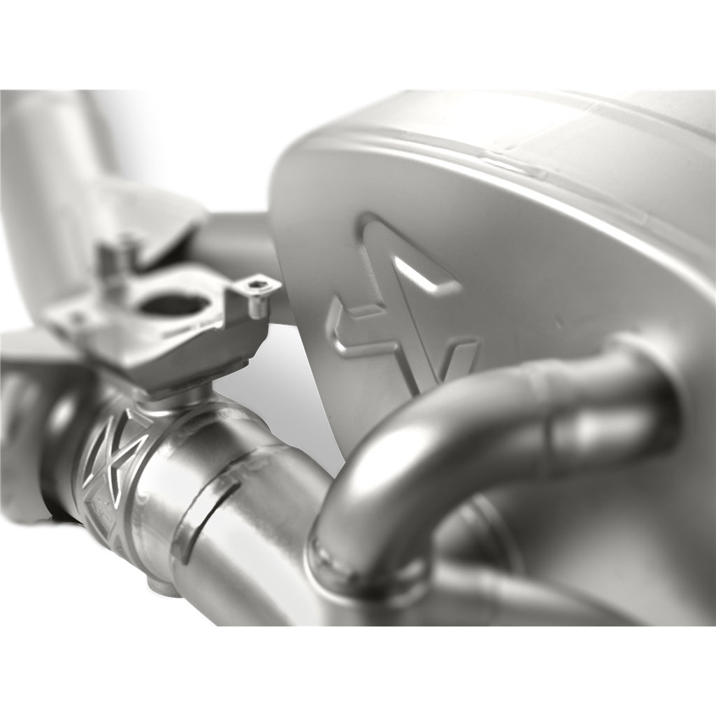AKRAPOVIC M-BM/T/8H Вихлопна система Slip-On Line (титан) для BMW M3 (F80) / M4 (F82) Сертифікат ECE Photo-4 