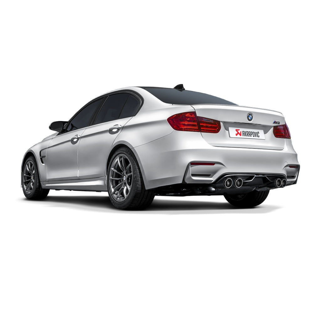 AKRAPOVIC M-BM/T/8H Вихлопна система Slip-On Line (титан) для BMW M3 (F80) / M4 (F82) Сертифікат ECE Photo-6 