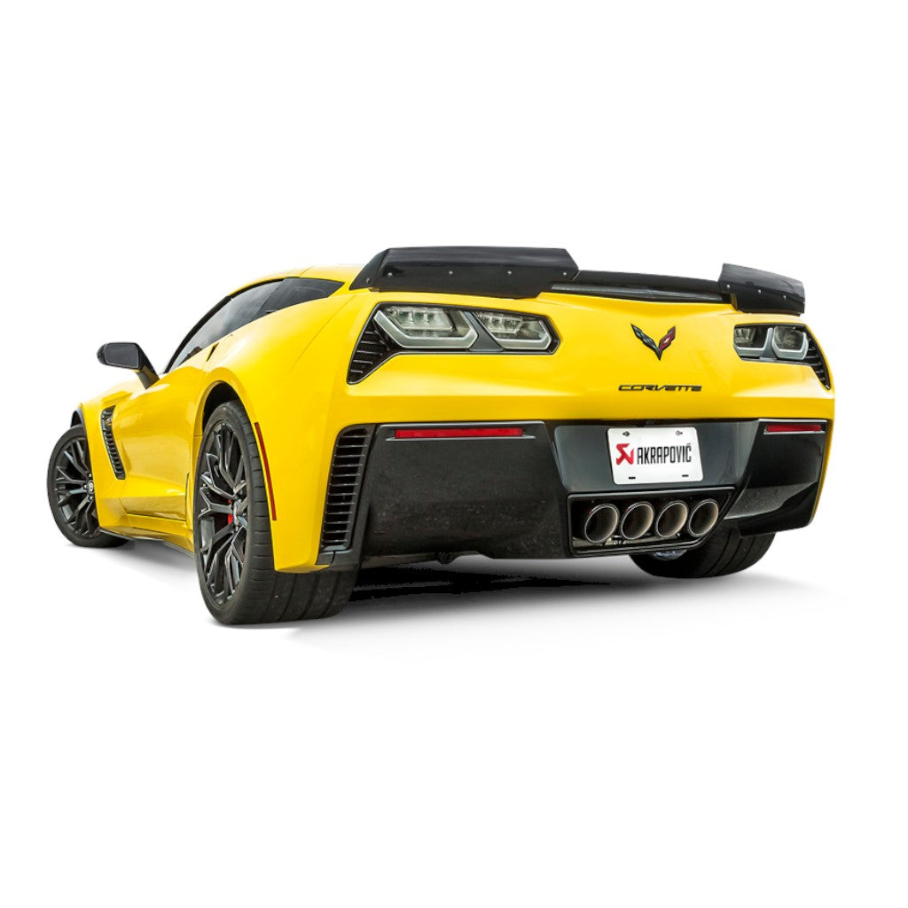 AKRAPOVIC MTP-CO/TI/2 Вихлопна система Slip-On Line (титан) для CHEVROLET Corvette Z06 (C7) 2014-2019 Photo-4 