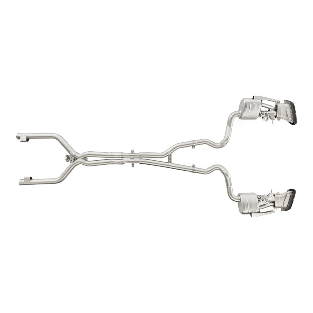 AKRAPOVIC MTP-ME/T/2H/1 Вихлопна система Evolution Line (титан) для MERCEDES C63 AMG / C63S (W205 / S205) 2015-2018 Photo-2 