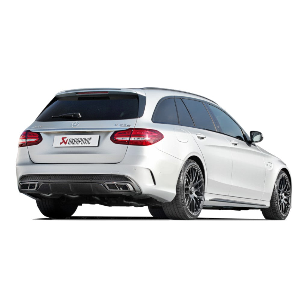 AKRAPOVIC MTP-ME/T/2H/1 Вихлопна система Evolution Line (титан) для MERCEDES C63 AMG / C63S (W205 / S205) 2015-2018 Photo-3 