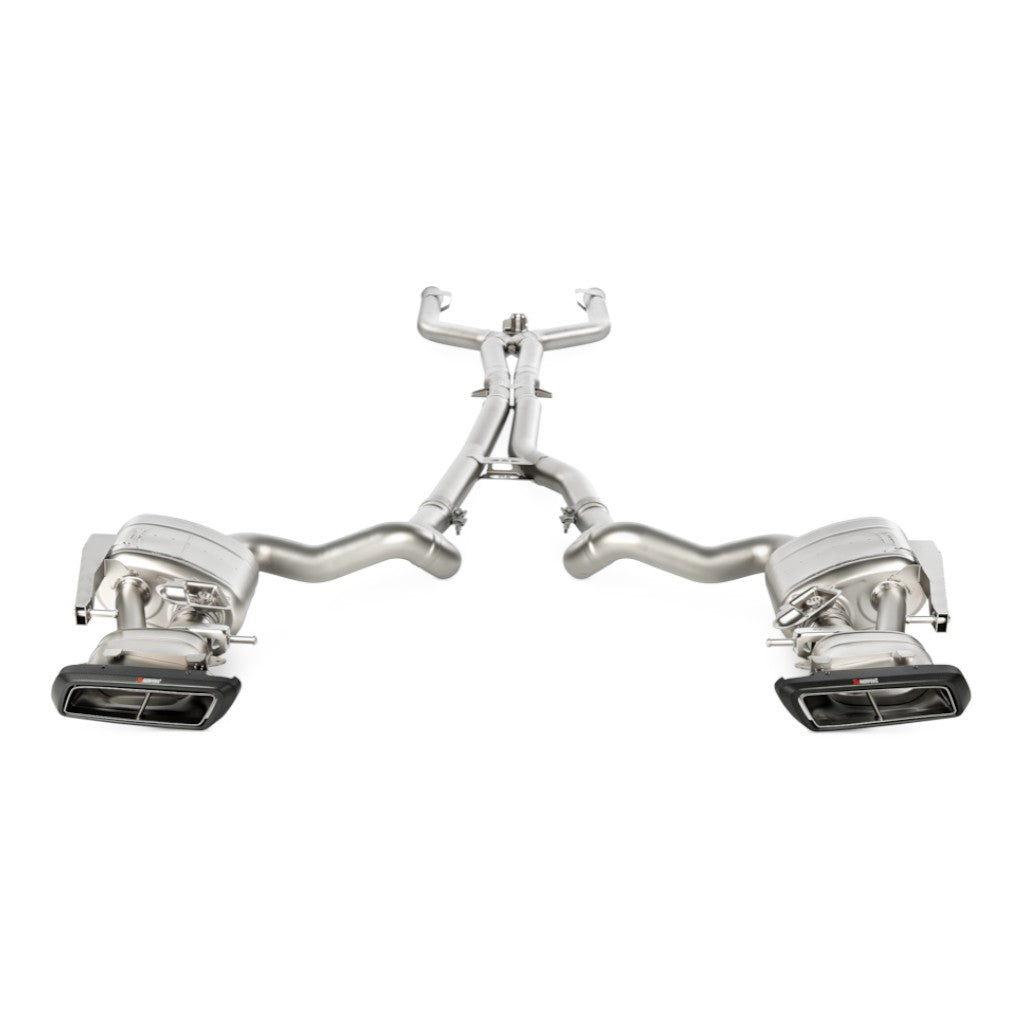 AKRAPOVIC MTP-ME/T/2H/1 Вихлопна система Evolution Line (титан) для MERCEDES C63 AMG / C63S (W205 / S205) 2015-2018 Photo-0 