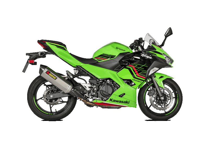 AKRAPOVIC P-HSK4SO5 Теплозахисний щиток (Carbon) для KAWASAKI Ninja 400 2019-2023 рр. Photo-1 